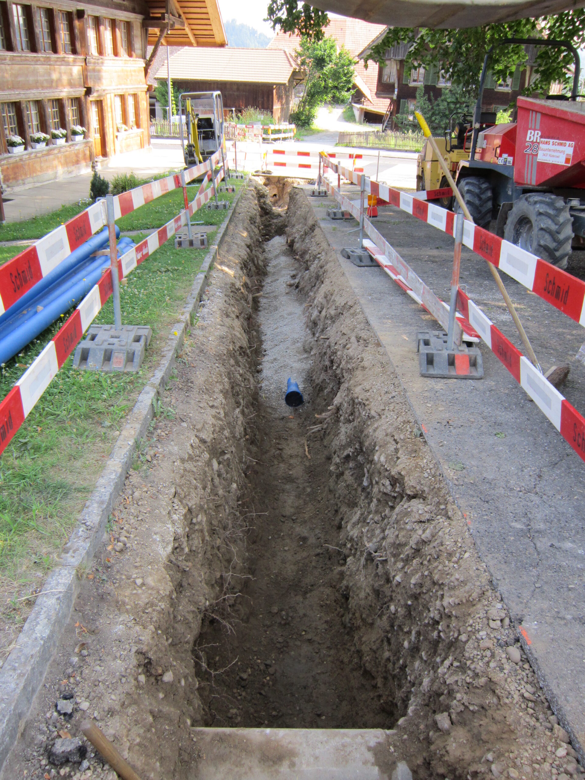 Rüderswil: Sanierung Werkleitungen Dorfstrasse 