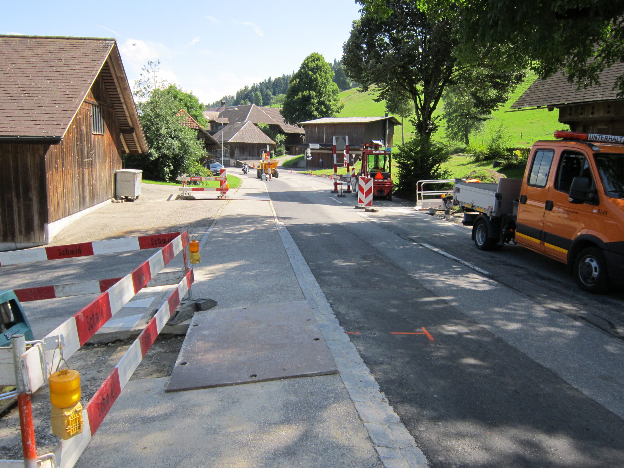 Rüderswil: Sanierung Werkleitungen Dorfstrasse 